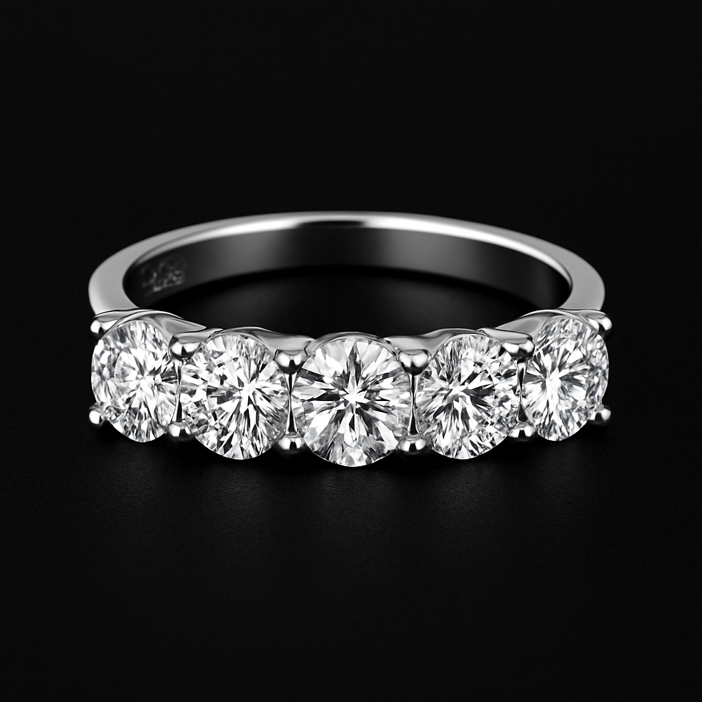 Lumière Five-Stone Diamond Ring
