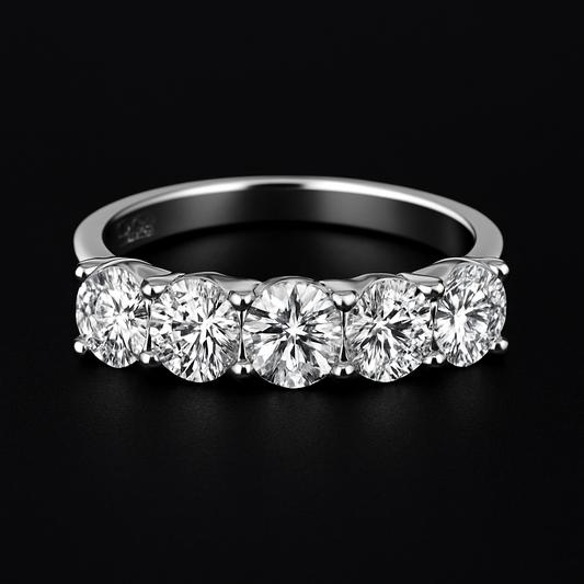 Lumière Five-Stone Diamond Ring