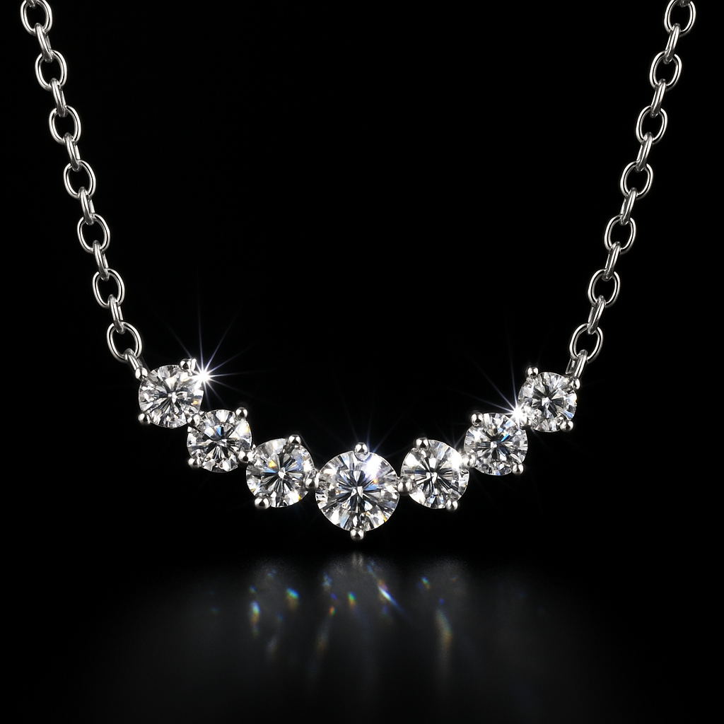 Lumière Moissanite Sparkle Necklace