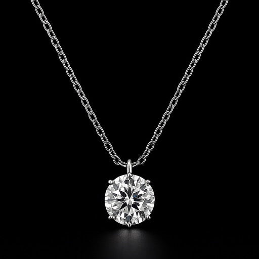 Lumière 18K Solid Gold Pendant Necklace – Lab Grown Diamond
